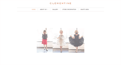 Desktop Screenshot of ourclementine.com